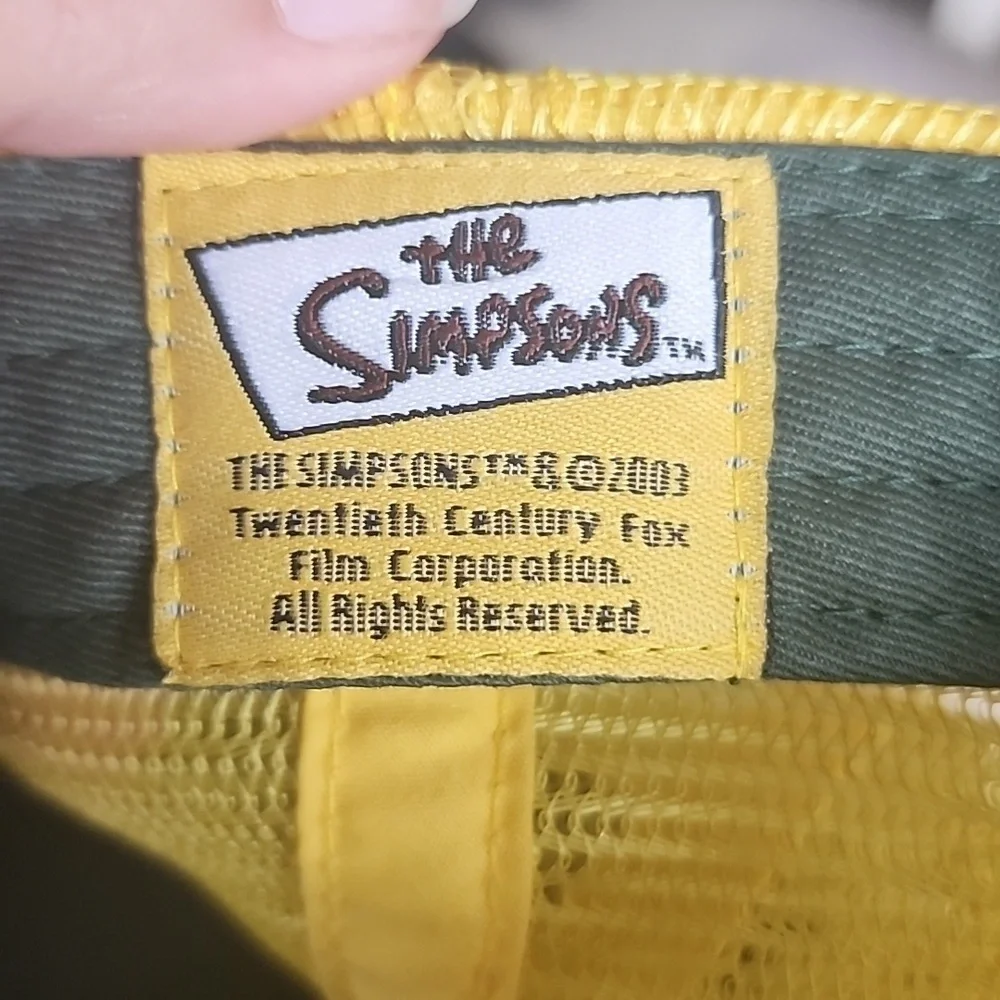 The Simpsons trucker hat embrodiered